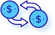 Alternating investing icon
