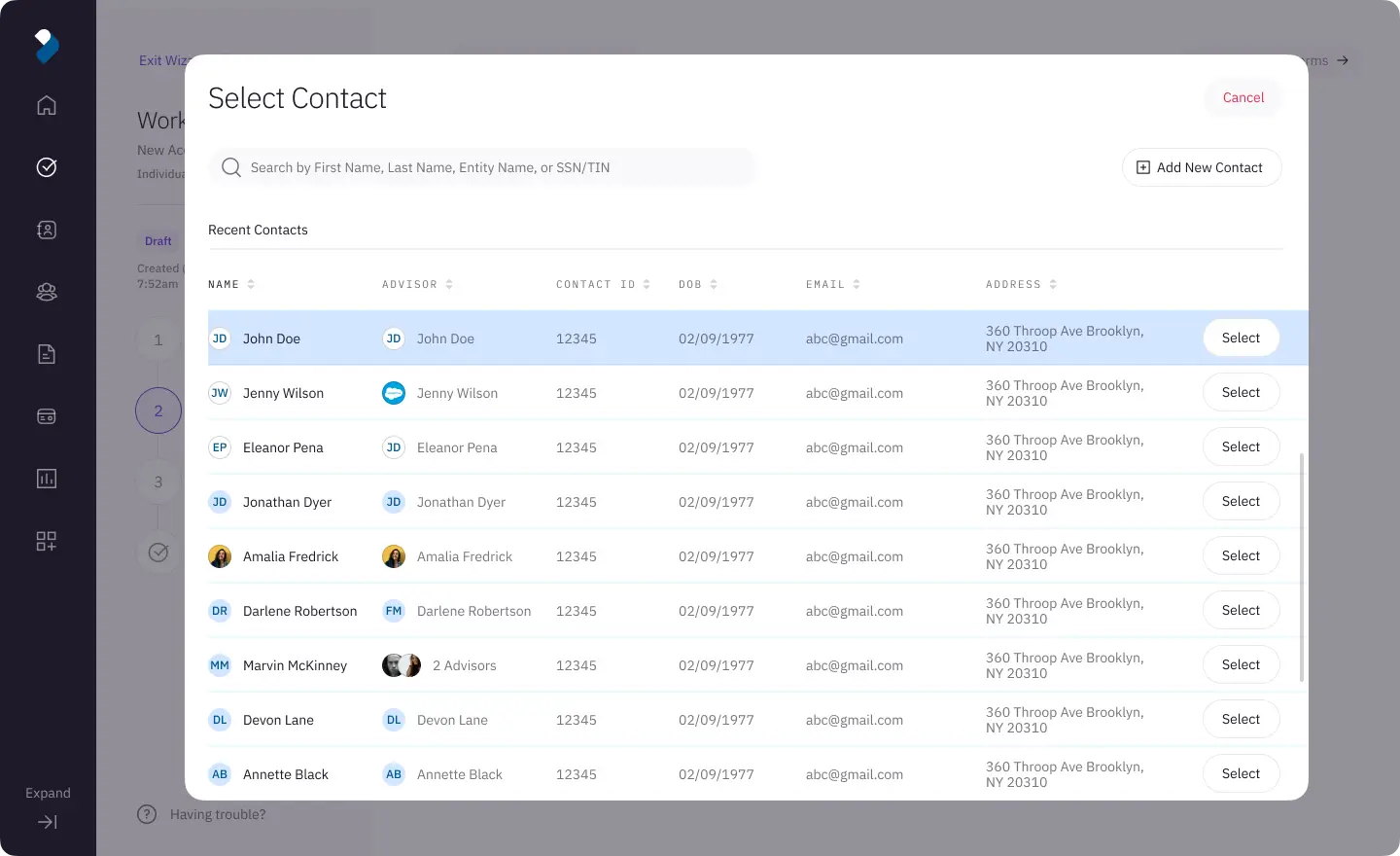 New Account Opening from Docupace
